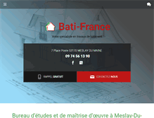 Tablet Screenshot of bati-france.net